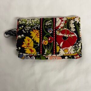 Vera Bradley Floral Quilted Key Chain Wallet